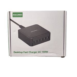 Rocoren Fast USB C Charging Station 150W New Open Box